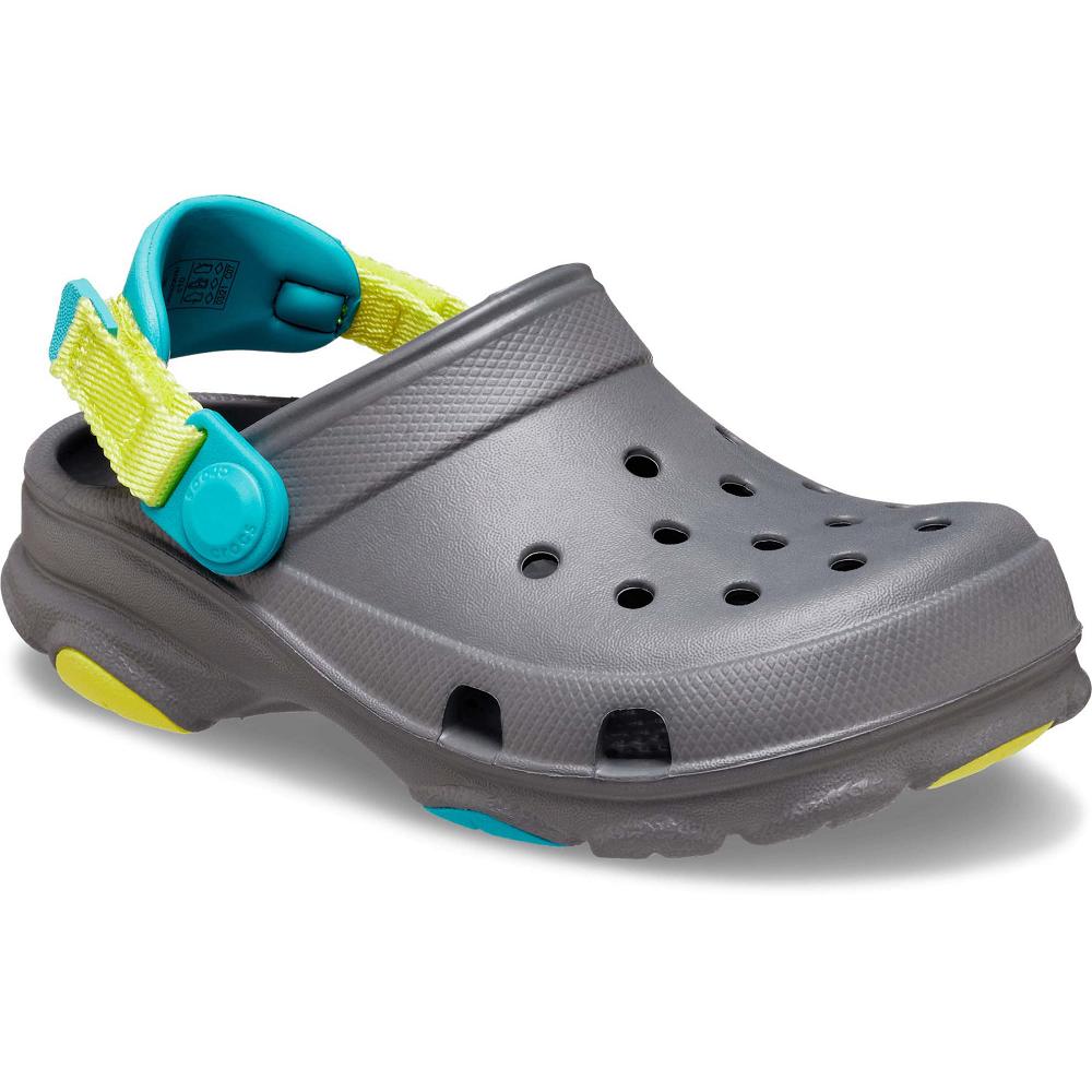 Grey Girls' Crocs Toddler Classic All-Terrain Clogs | NZ 1525JPQJ